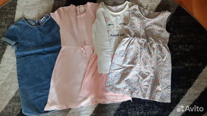 Вещи пакетом для девочки 110-116