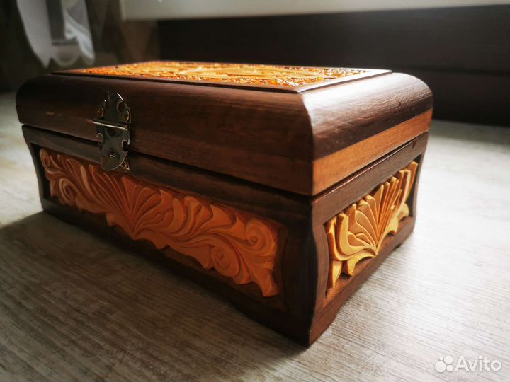 Шкатулка для украшений дерево