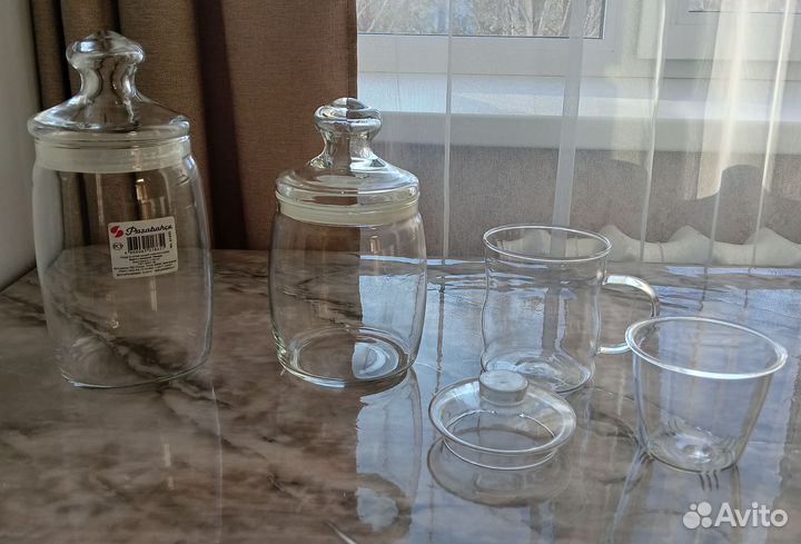 Банки стеклянные1,1 л и 800 мл