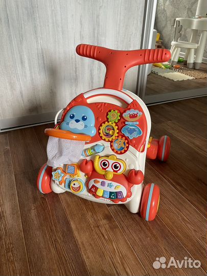 Ходунки-каталка, столик, бизиборд