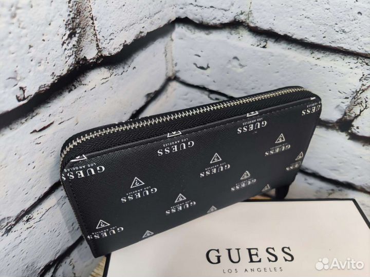 Портмоне Guess кошелёк чёрный