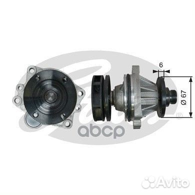 Водяная помпа 7702-10141 WP0141 Gates