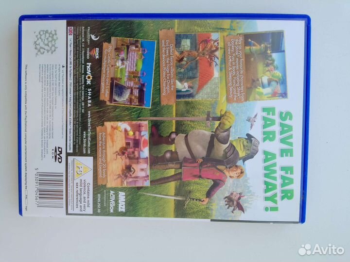 PS2 Shrek the Third. Лицензия. Sony PlayStation 2