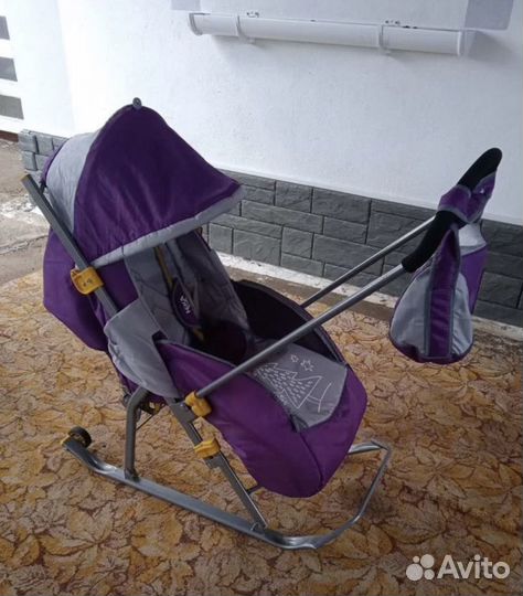 Санки-коляска nika
