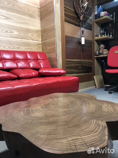 Изготовление столов из слэбов дерева