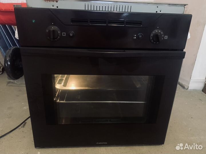 Духовой шкаф газ аристон