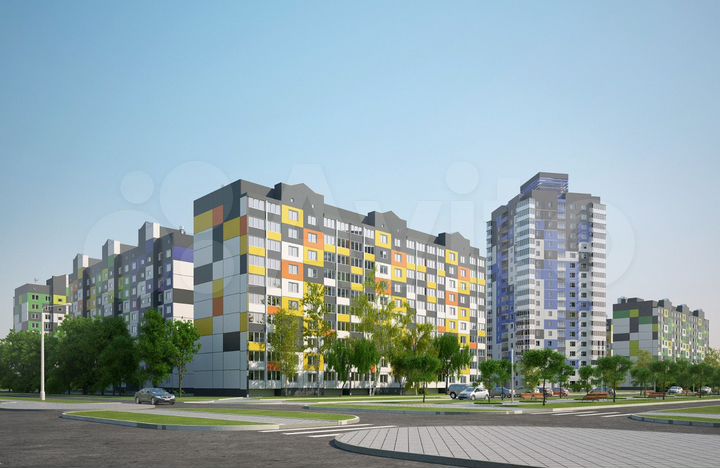 2-к. квартира, 66,2 м², 4/19 эт.