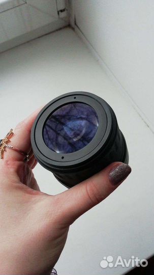 Фишай линза на объектив фотоаппарата