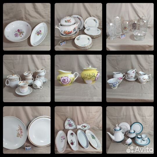 Тарелки,блюда, кружки,чашки,сервиз, СССР