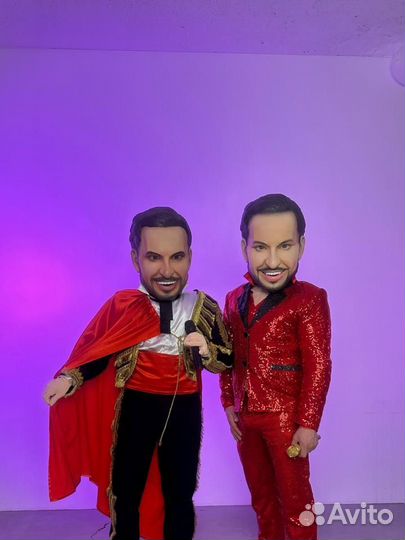 Ростовые куклы поздравление для мужчины илидевушки