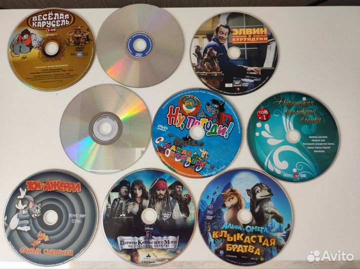 Dvd диски мультфильмы