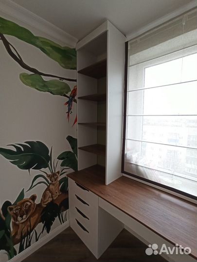 Детская мебель на заказ, шкаф стол в детскую