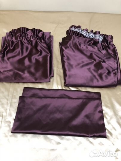 Комплект для спальни - шторы, покрывало, наволочки