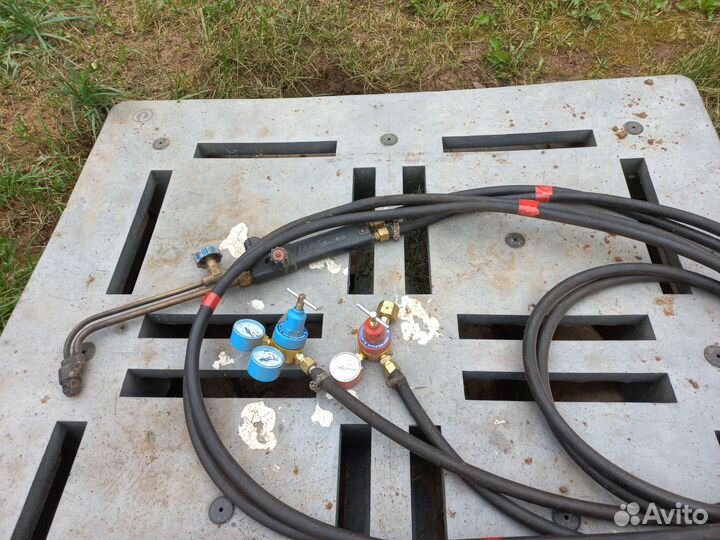 Кислородный баллон 10л и резак