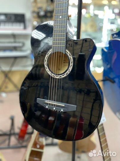 Гитара акустическая cowboy 3810C BK
