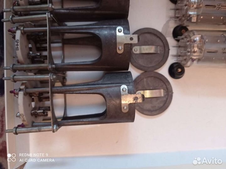 Радиолампы гу-50 и стаканы с панелями плк-50