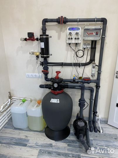 Монтаж оборудования для бассейнов