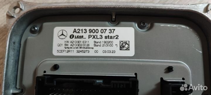Блок управления фары PXL Mercedes A2139000737
