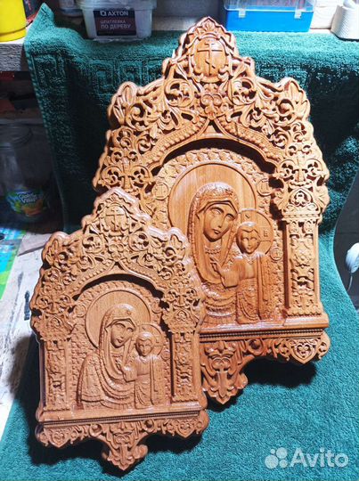 Резная икона. Подарок маме сестре