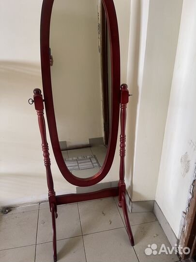Зеркало напольное и рейл