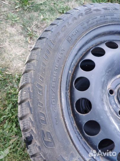 R16 Cordiant Polar 2 205/55, PCD 5x120.65 DIA 472