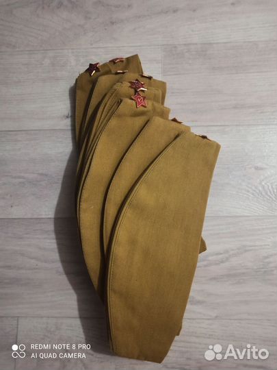 Пилотка солдатская х/б