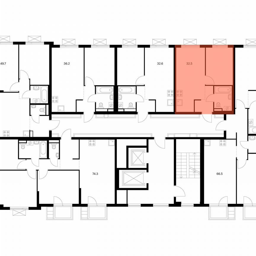 1-к. квартира, 32,5 м², 10/11 эт.