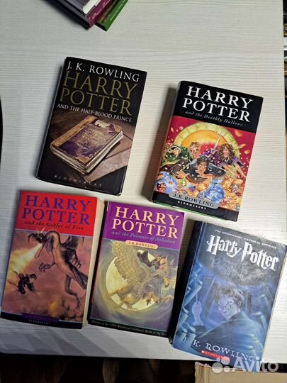 Harry Potter Bloomsbury книги на английском