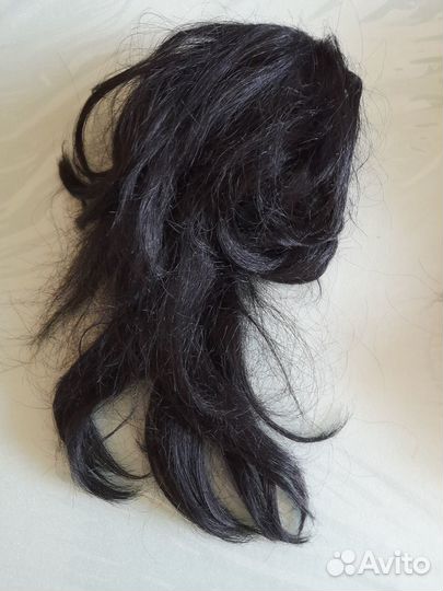 Хвост шиньон на крабе 3 вида