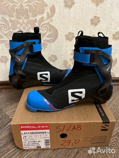 Лыжные ботинки salomon s lab carbon skate prolink