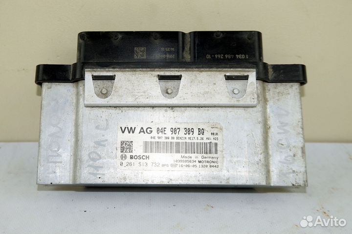 Блок управл двигателем эбу 04E907309BQ VW Polo
