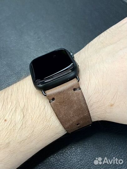Ремешок на часы apple watch из итальянской кожи