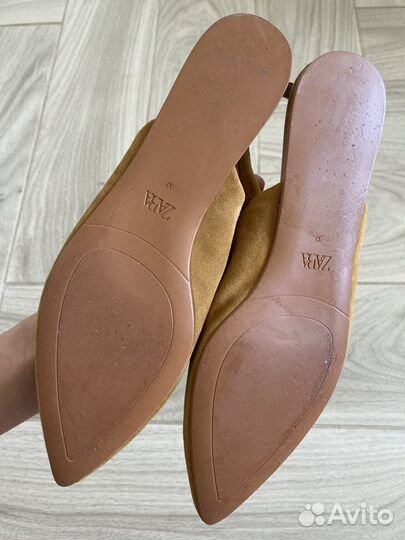Босоножки сандалии мюли Zara