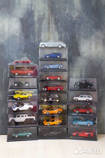 Модели спорткаров и F1 в 1/43