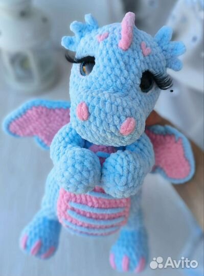 Вязаные игрушки дракон