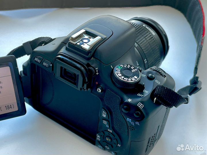 Зеркальный фотоаппарат canon 600d kit efs 18-55 mm