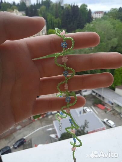 Чокер из бисера