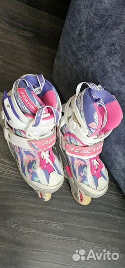 Ролики детские раздвижные Reaction р.26-31