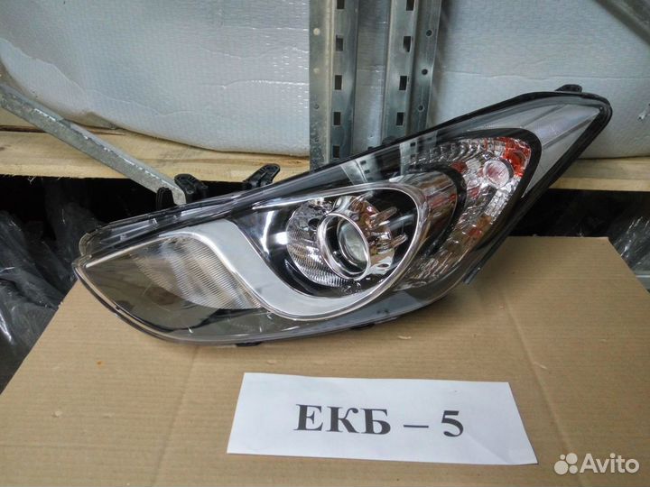 Левая фара Hyundai I30 2 2011-2015 (галоген, линза
