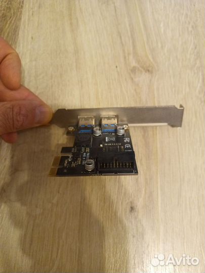 Адаптер PCI-E 2*USB 3.0 + Front panel USB 3.0