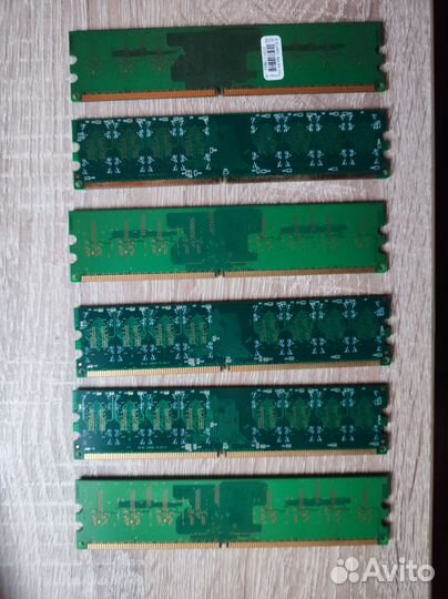 512 Mb DDR2 Hynix Samsung Kingston dimm