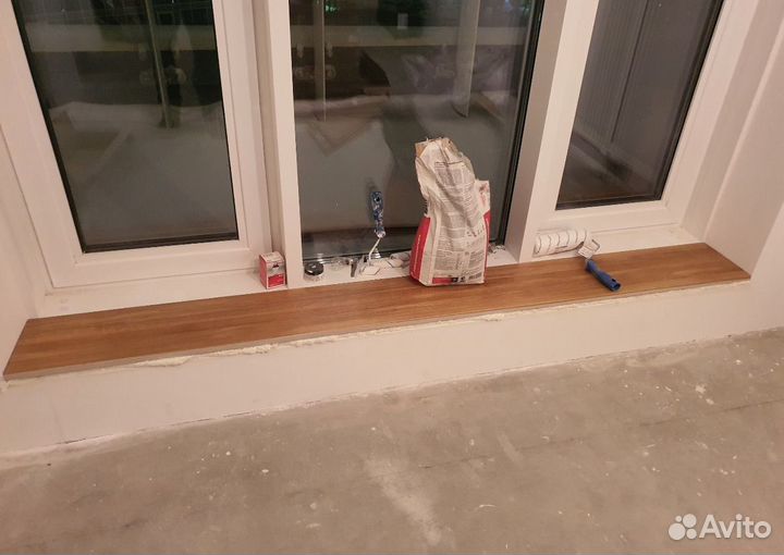 Подоконники деревянные под ключ