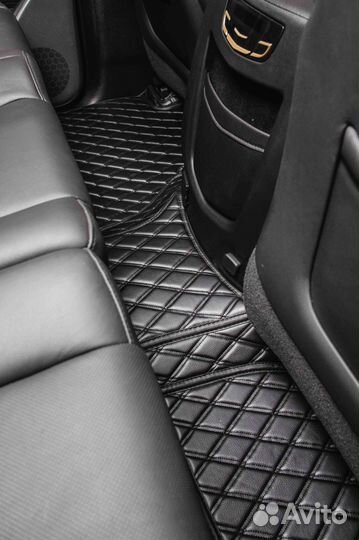 3Д коврики из экокожи Cadillac Escalade 2020