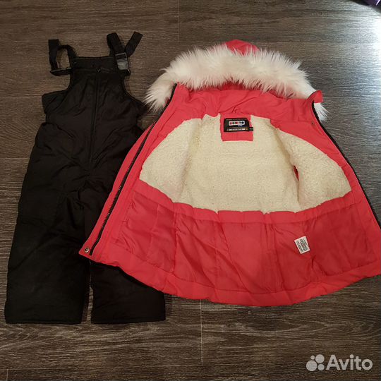 Зимний костюм для девочки 98 104