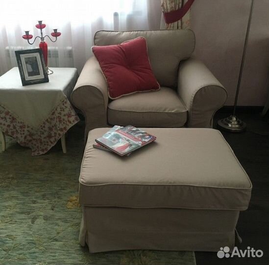 Чехол для пуфа (табурета) Экторп (икеа)