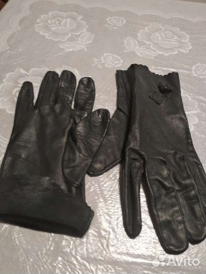 Перчатки натуральная кожа