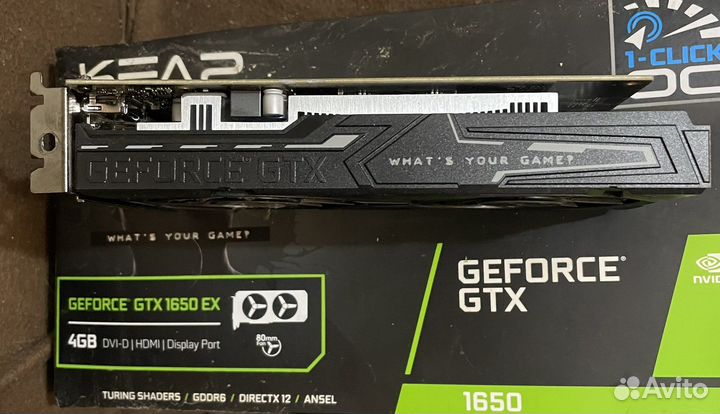 KFA2 geforce gtx 1650 EX 4gb