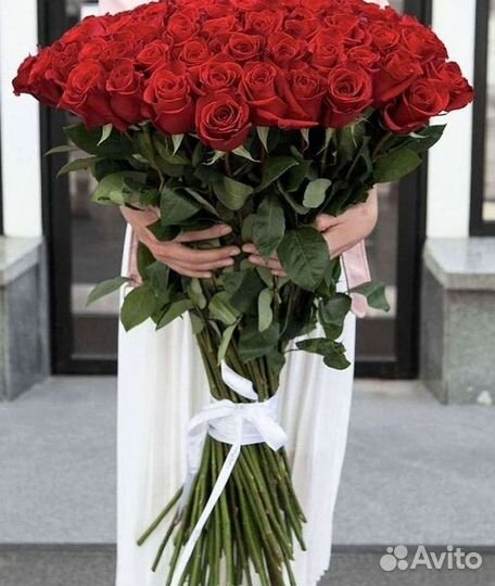 Высокие розы Букеты с доставкой
