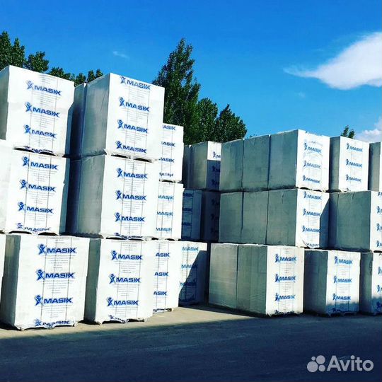 Газоблок Masix D500 75x200x600