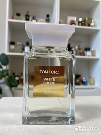 Tom Ford White Suede